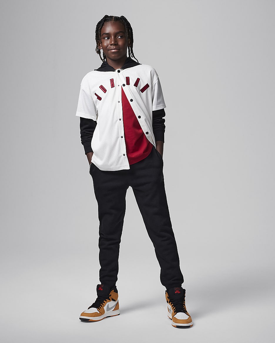 Jordan MJ Flight Big Kids Fleece Pants
